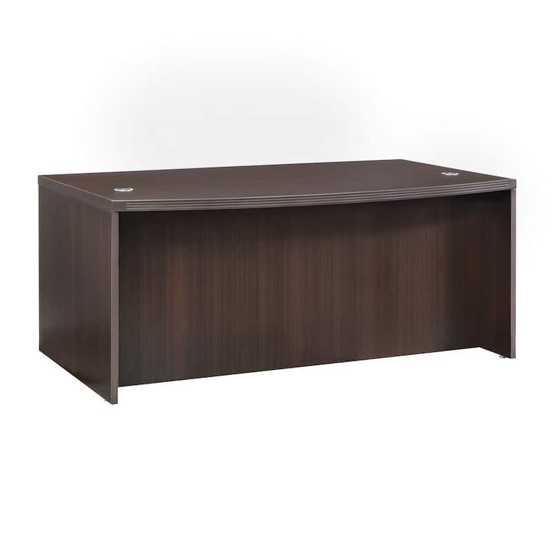 Aberdeen 72" Office Desk with Modesty Panel - Mocha