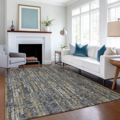 Premium Washable Super Soft Abstract Contemporary Mayfield Rug