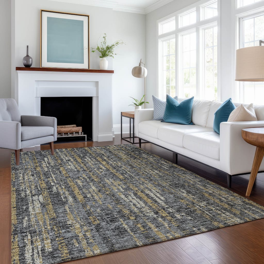 Premium Washable Super Soft Abstract Contemporary Mayfield Rug