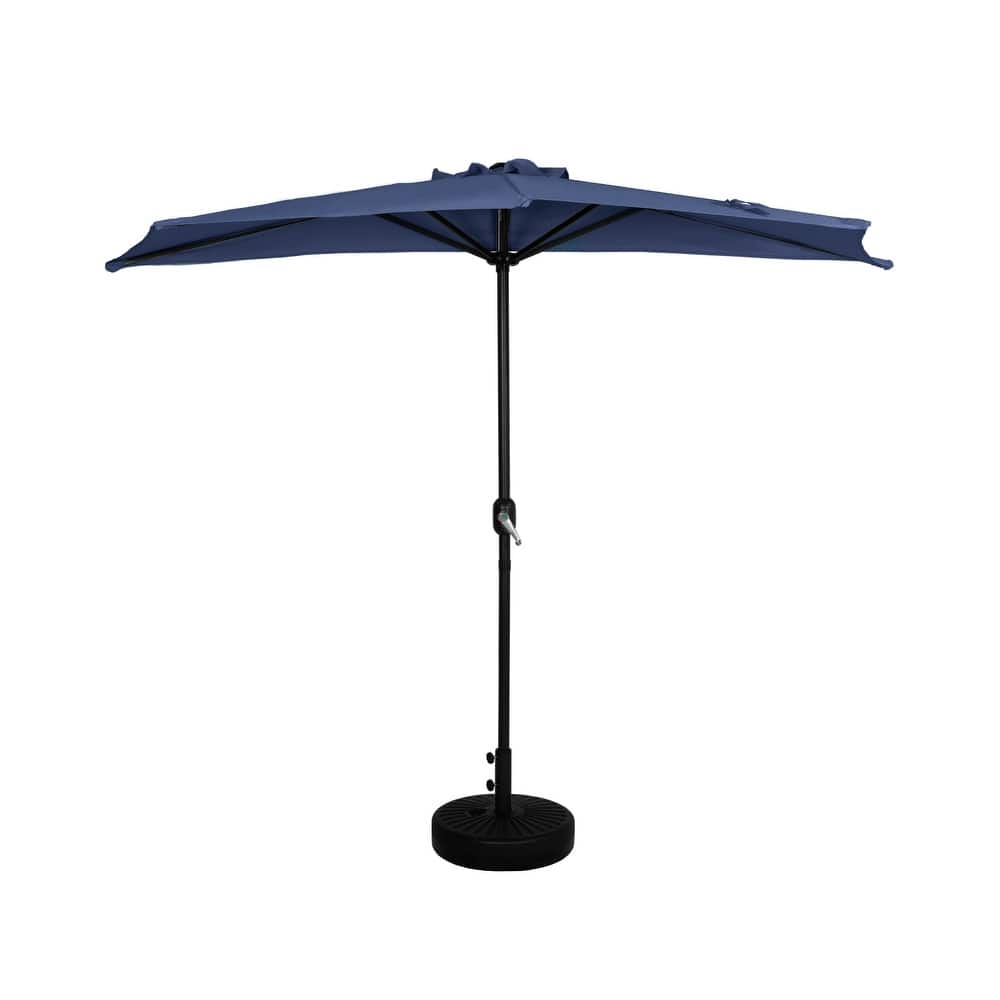 Soomer 9-Ft Half Umbrella with Fillable Black Base