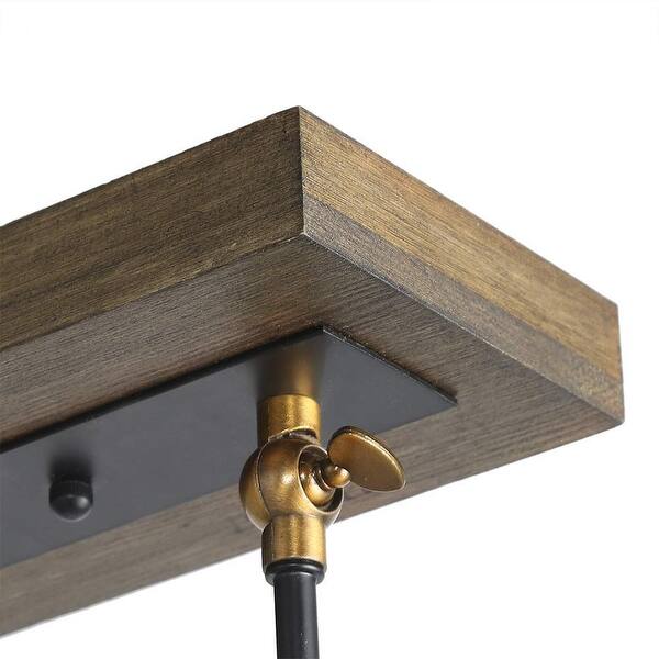 Shop 2 Light Industrial Wood Metal Track Ceiling Light On Sale
