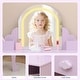 preview thumbnail 14 of 22, Kids Vanity Desk with Mirror and Lights