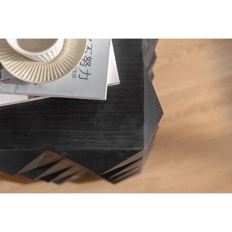 Three-dimensional Embossed Side Table