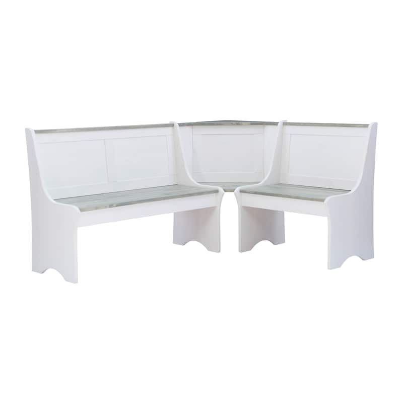 Linon Hillcrest 3-Piece Storage Nook
