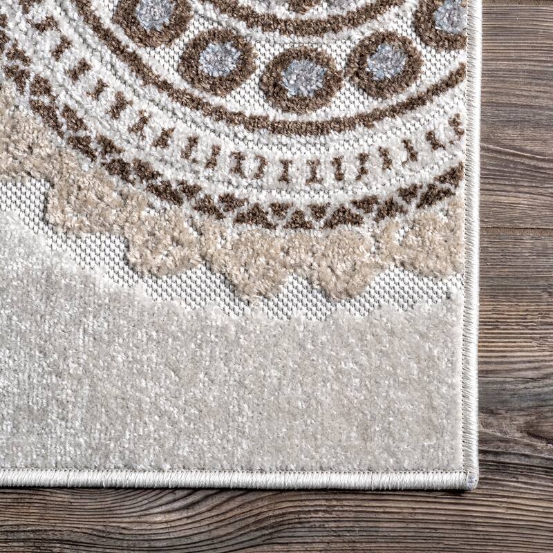 Nuloom Andi Textured Geometric Indoor/Outdoor Area Rug