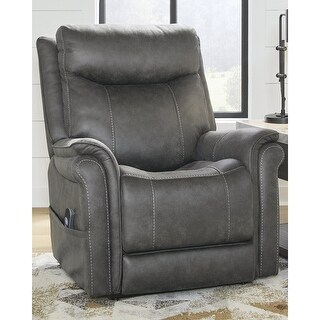Lorreze Gray Power Lift Recliner