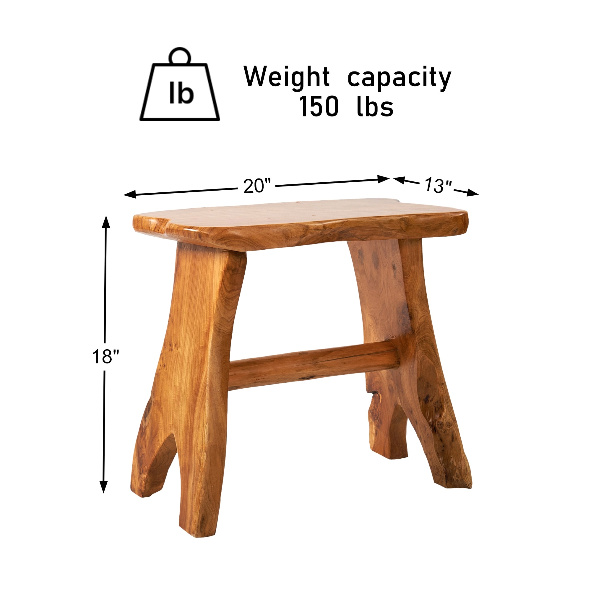 Greenage Cedar Roots Wood Bench - On Sale - Overstock - 31762427