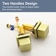 preview thumbnail 17 of 26, Double Handle Waterfall Bathroom Tub Faucet