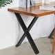 preview thumbnail 1 of 20, X-Type Iron Solid Metal Furniture Table Legs