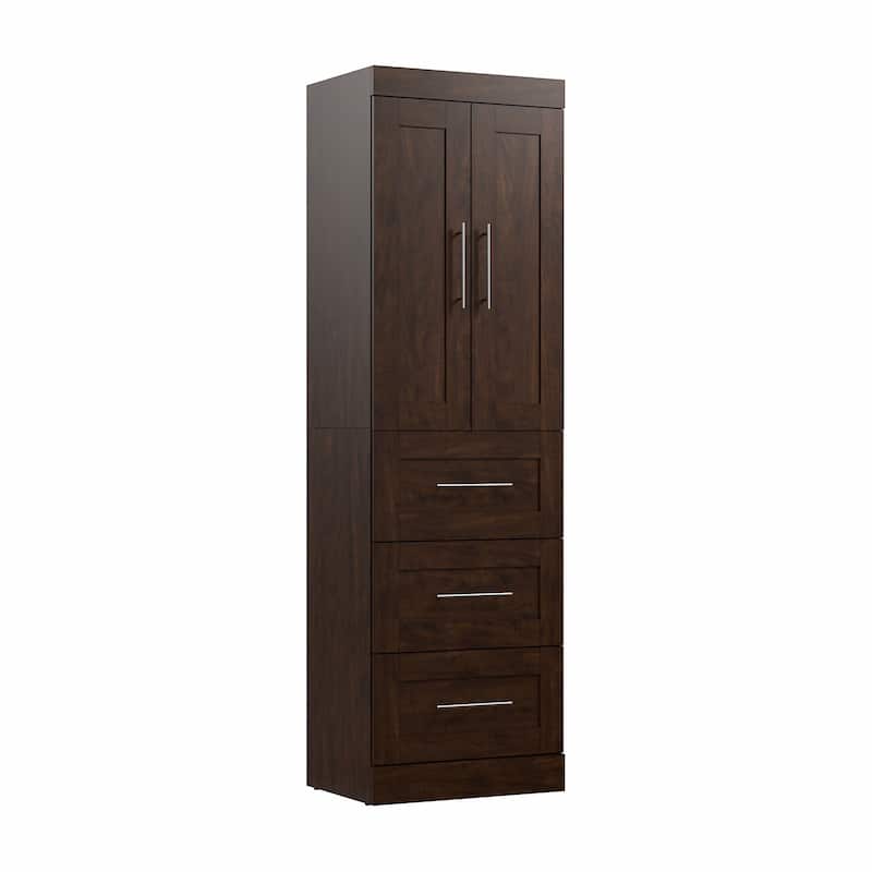 Pur 25W Wardrobe with Drawers by Bestar - Wardrobe with Drawers