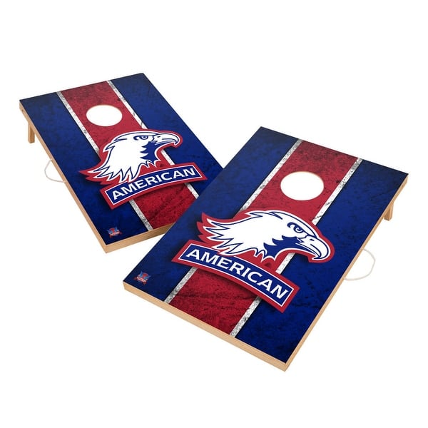 slide 2 of 5, Vintage American University Eagles Regulation 2x4 Cornhole Set