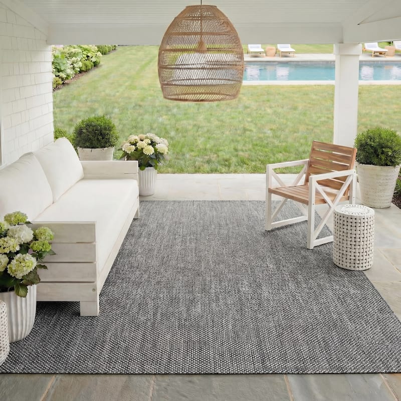 SAFAVIEH Courtyard Begajeta Indoor/Outdoor Waterproof Patio Backyard Rug.