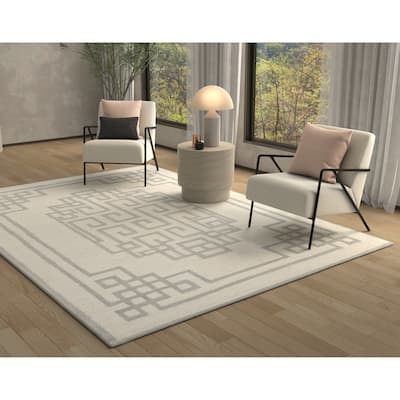 The Gray Barn Hand-tufted Wool Modern Oriental Area Rug