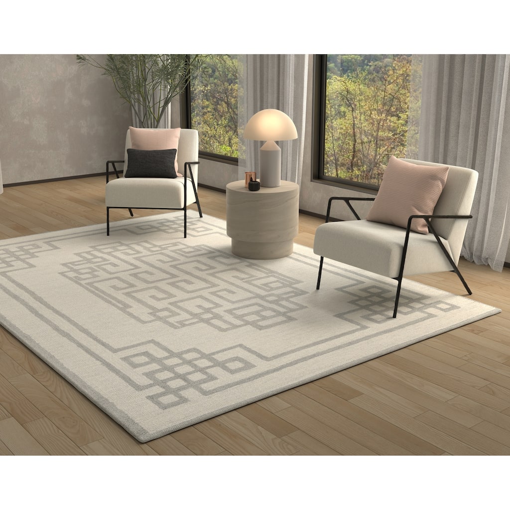 The Gray Barn Hand-tufted Wool Modern Oriental Area Rug
