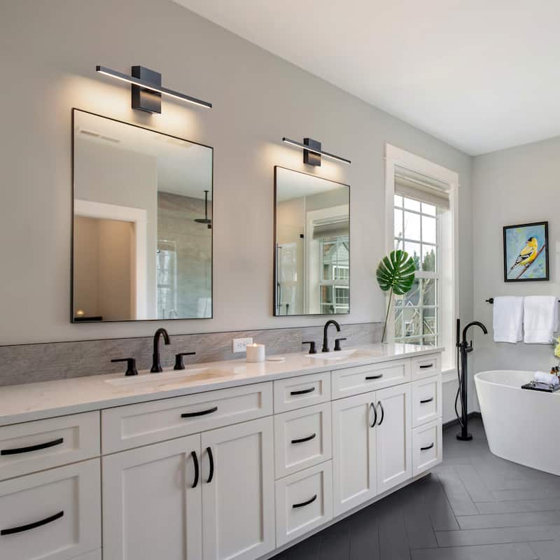 Modern Vanity Lighting Fixtures 24/30/39 inch Bathroom Vanity Lights Over Mirror Wall Sconce for Bathroom