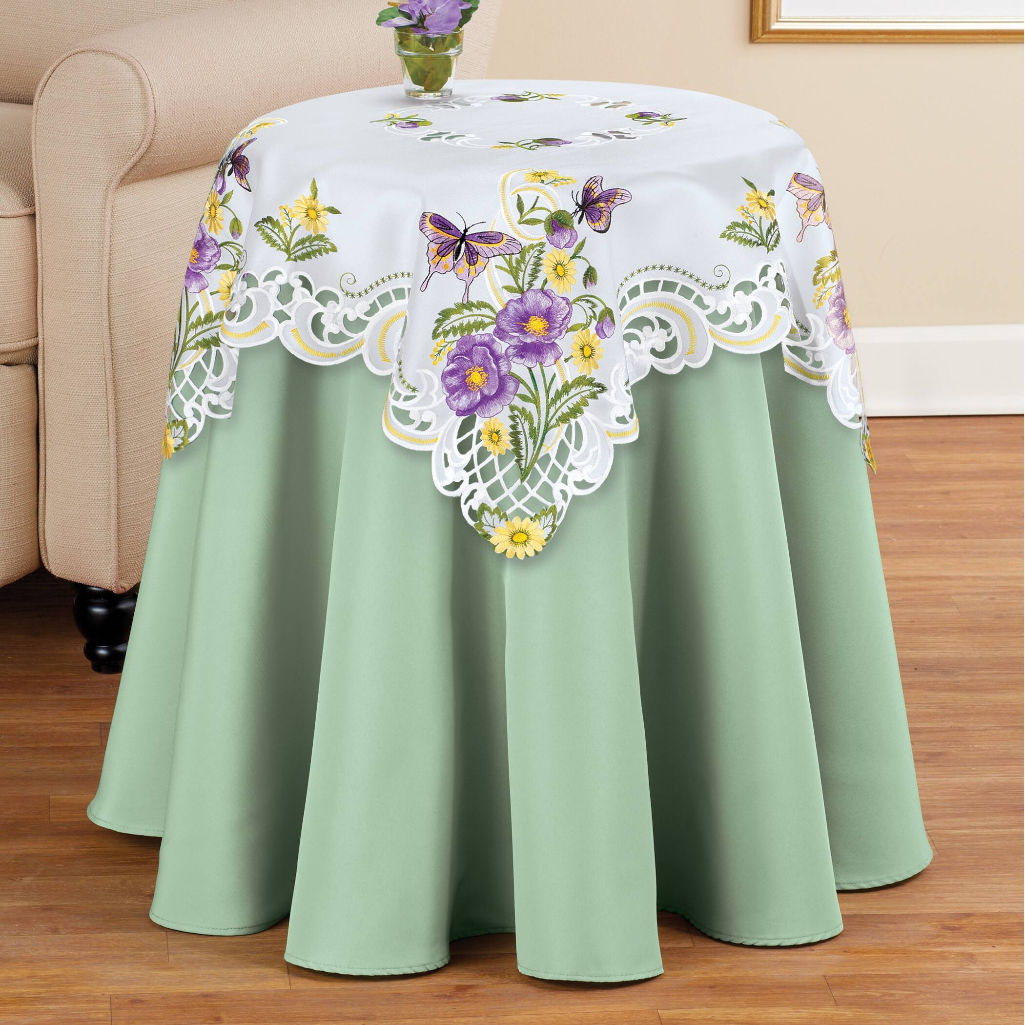 20Inch Diameter Round Wooden Side Accent Table 26.880 x 11.500 x 4.120 Bed Bath & Beyond