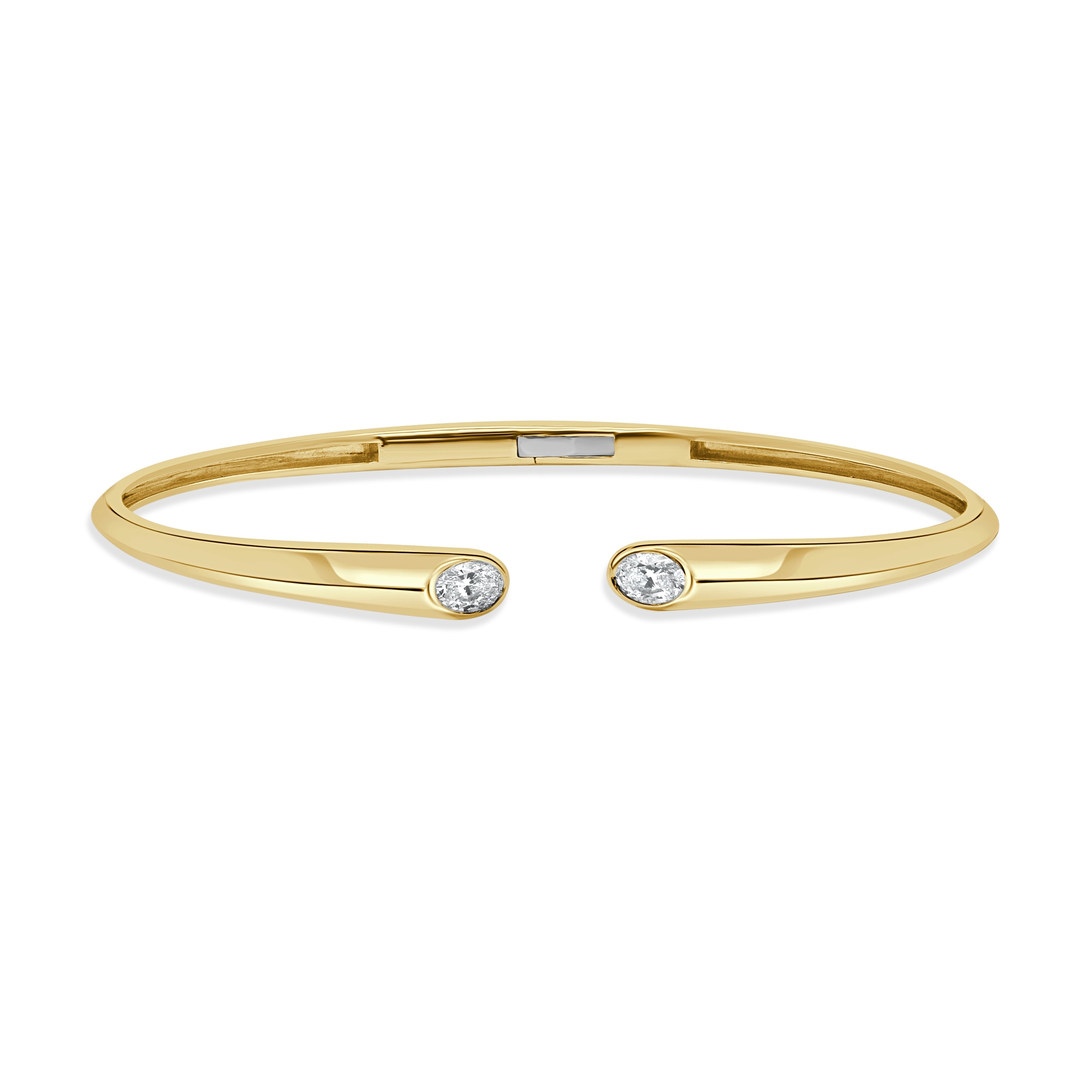 Joelle Diamond Open Bangle in 14K Yellow Gold (1/2 ct. tw.)