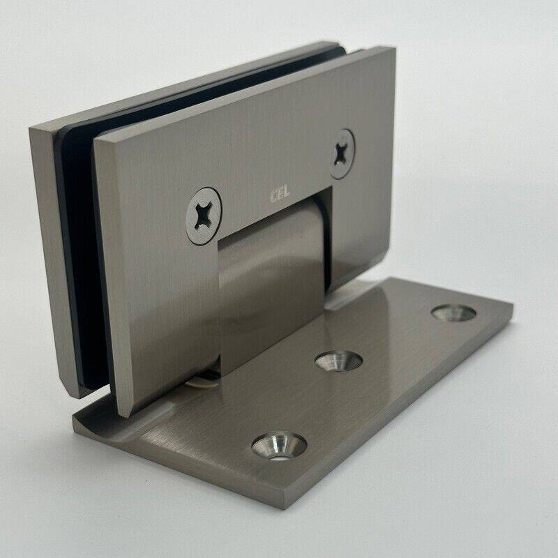 CEL Wall Mount Offset Back Plate Hinge for Frameless Shower Door