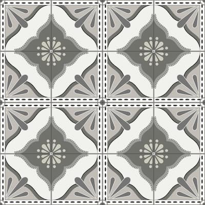 Transform Large Tile Mono Peel & Stick Wallpaper