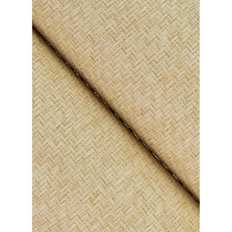 A-Street Prints Xiulin Off White Zigzag Wallpaper