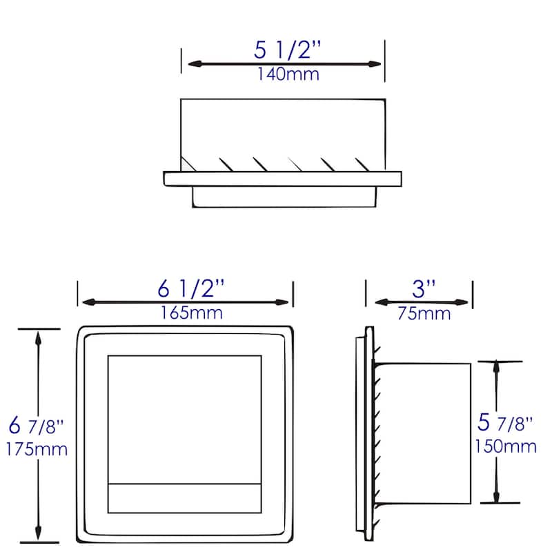 ABTP77-BSS Brushed Stainless Steel Recessed Toilet Paper Holder with Cover - Grey
