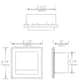 White Matte Stainless Steel Recessed Toilet Paper Holder with Cover