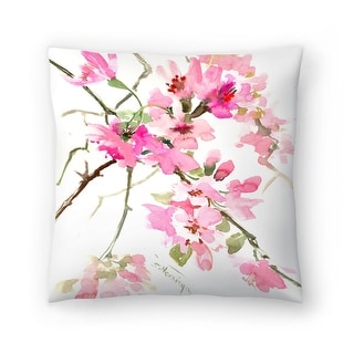 Pink Flower - Decorative Throw Pillow