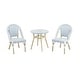 preview thumbnail 6 of 50, Contemporary Aluminum 3-piece Kid's Patio Outdoor Table and Chair Set by Furniture of America