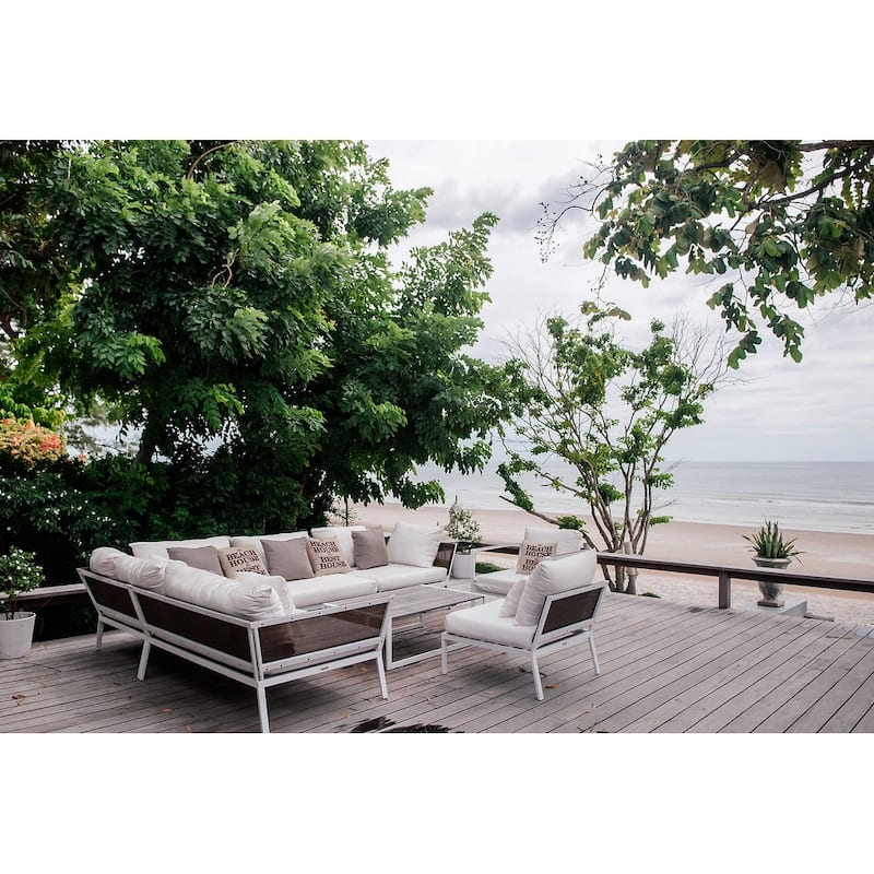 Beach House Best House Polyester Indoor/Outdoor Pillow
