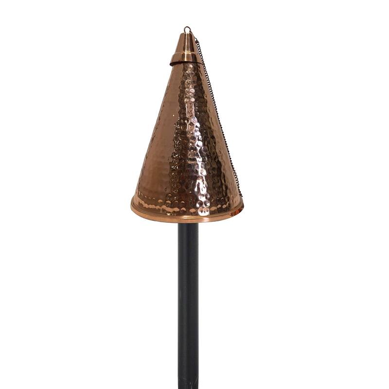 Small Hawaiian Cone Tiki Torch