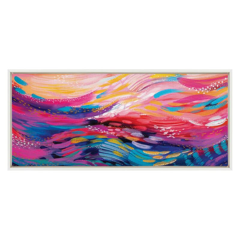 Kate and Laurel Sylvie Strokes Frame Canvas by Jessi Raulet of Ettavee