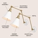 preview thumbnail 21 of 64, Rover 7" Adjustable Arm Metal LED Wall Sconce by JONATHAN Y