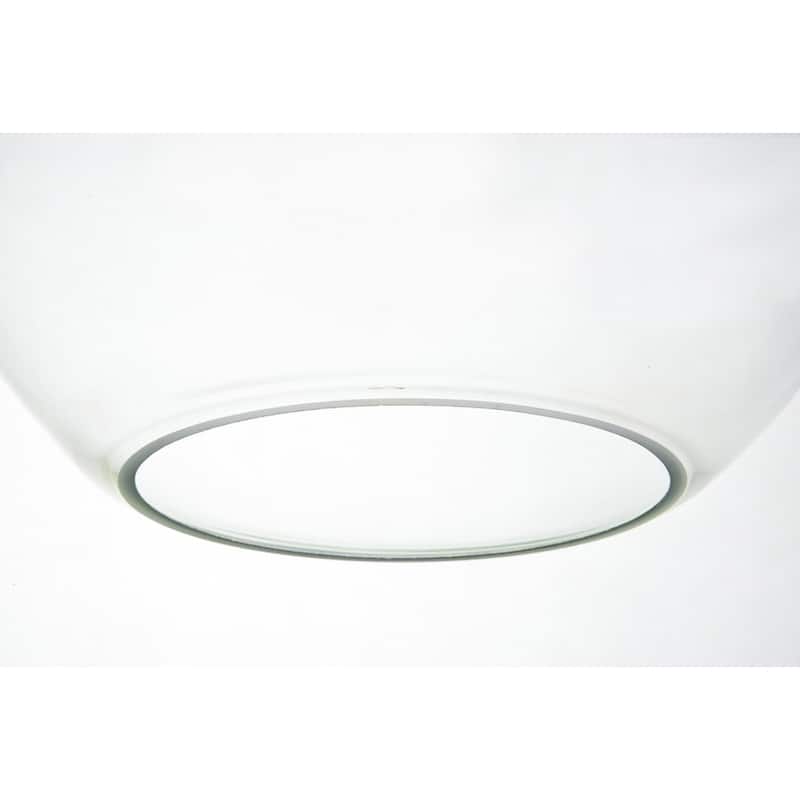 1-Light 12-inch Clear Glass Pendant