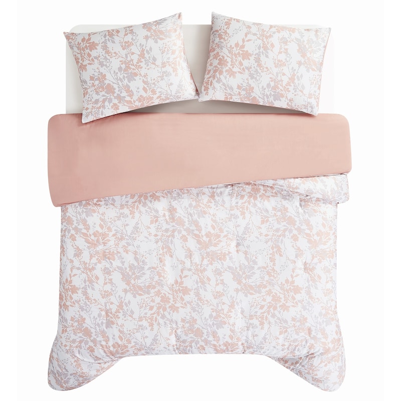 Vince Camuto Blossom Vines 3 Piece Full/Queen Duvet Cover Set