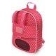 preview thumbnail 2 of 8, Badger Basket Doll Travel Backpack with Plush Friend Compartment - Pink/Star