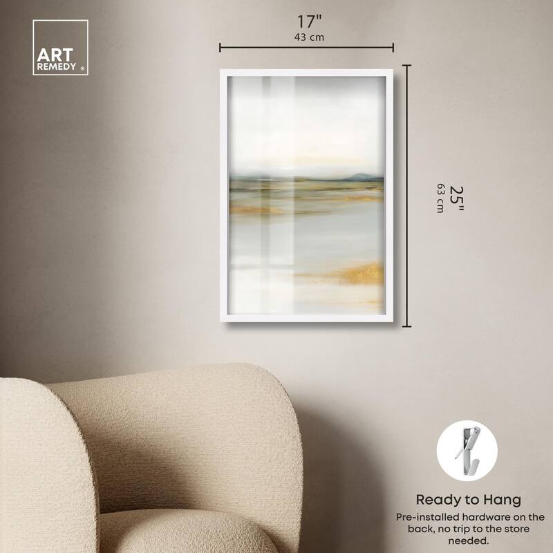Misty Expanse I Shadowbox by Art Remedy