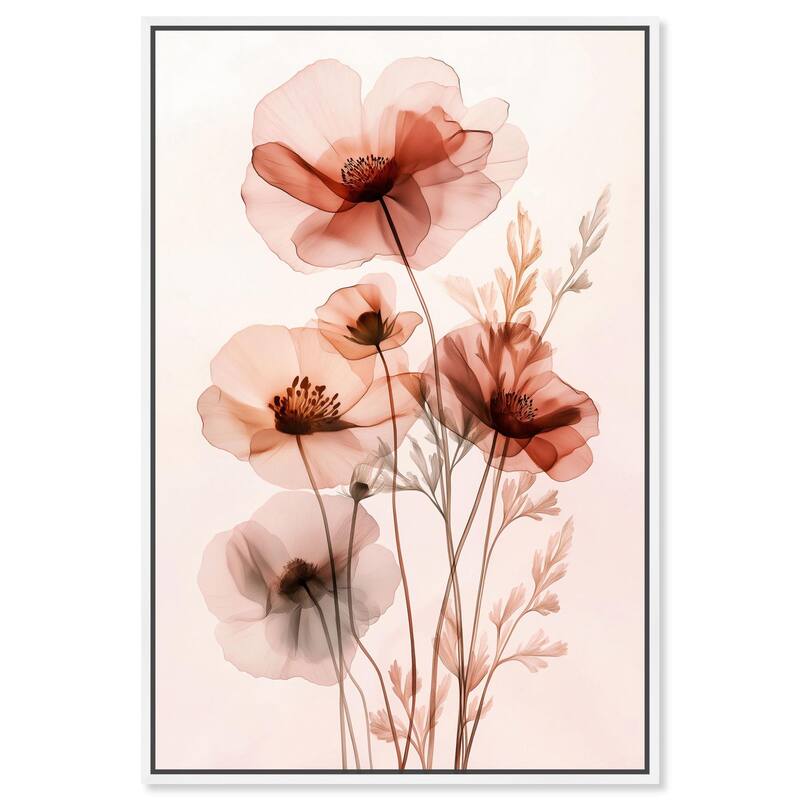 Petal Dye I Canvas by Art Remedy - White - 24" x 36"