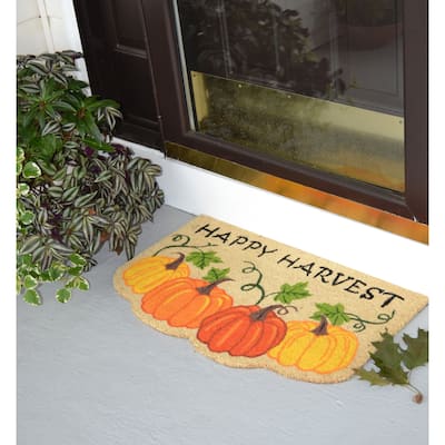 Happy Harvest Outdoor Coir Non Skid Doormat