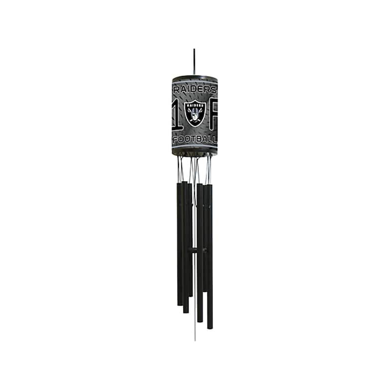NFL Wind Chime, #1 Fan with Team Logo, Las Vegas Raiders