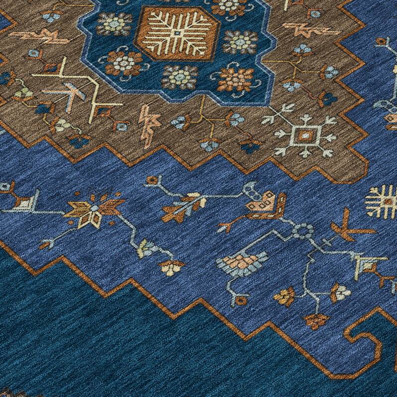 Machine Washable Indoor/ Outdoor Global Marrakesh Chantille Rug