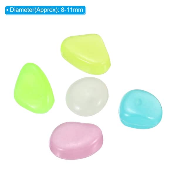 300pcs Glow Rocks 811mm Decoration Pebbles Luminous Stones Decor