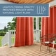 preview thumbnail 94 of 128, ATI Home Indoor/Outdoor Solid Cabana Grommet Top Curtain Panel Pair
