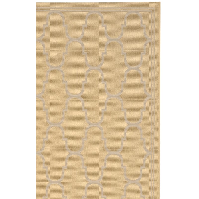 SAFAVIEH Courtyard Sufia Waterproof Trellis Backyard Patio Rug