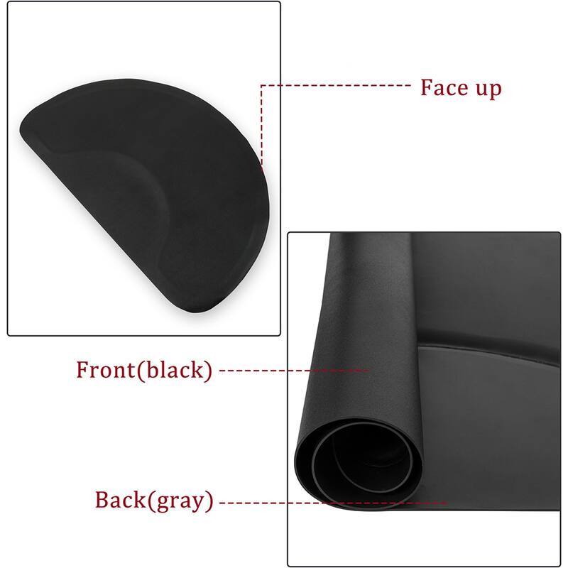 Semicircle Antifatigue Salon Mat(Round Outside And Round Inside) Bed