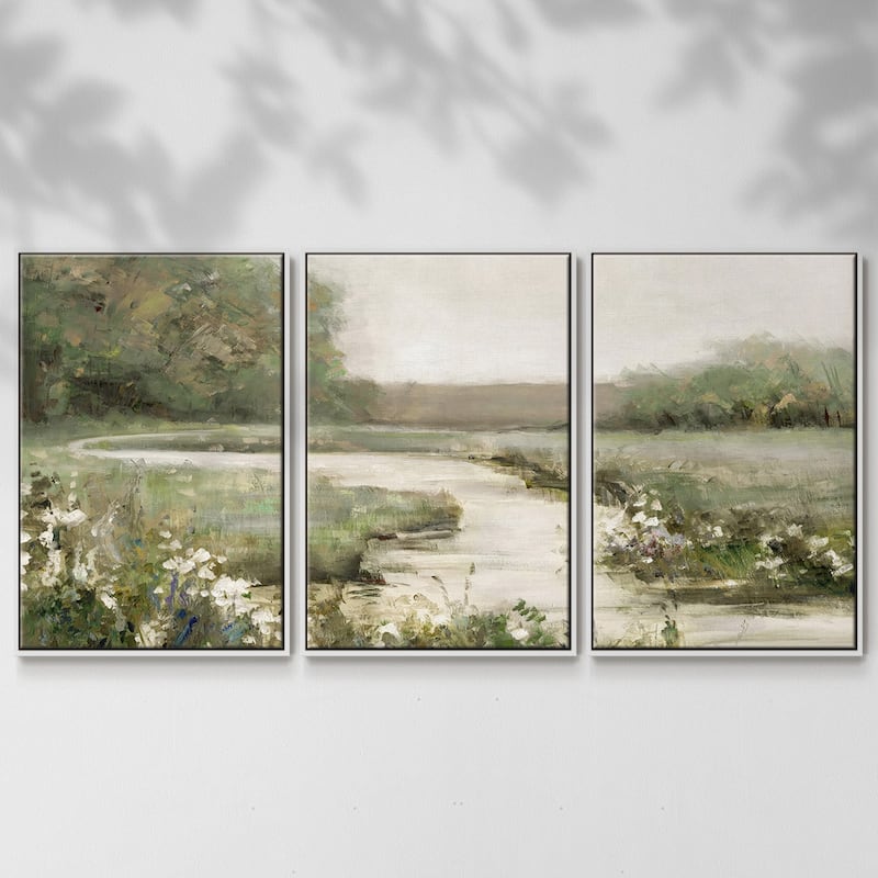 Quiet Path - Multi Piece Framed Canvas