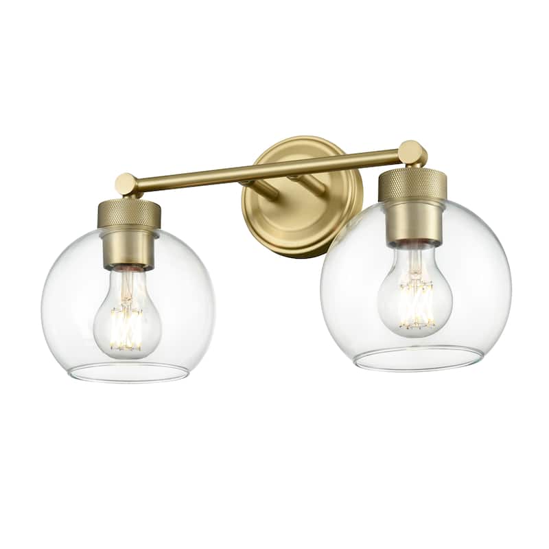 Jonatan Vanity Light - Vintage Brass - 2 Light