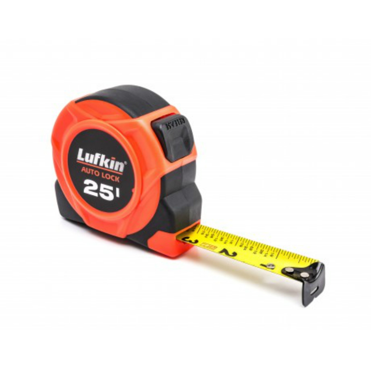 Lufkin AL725N Autolock 700 Series Tape with Rubber Grip, 1