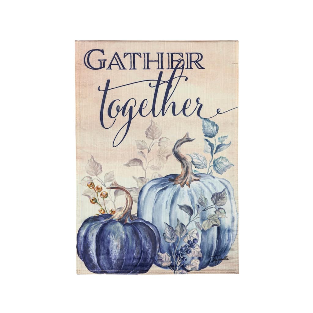 Pumpkin Blues Garden Strie Flag