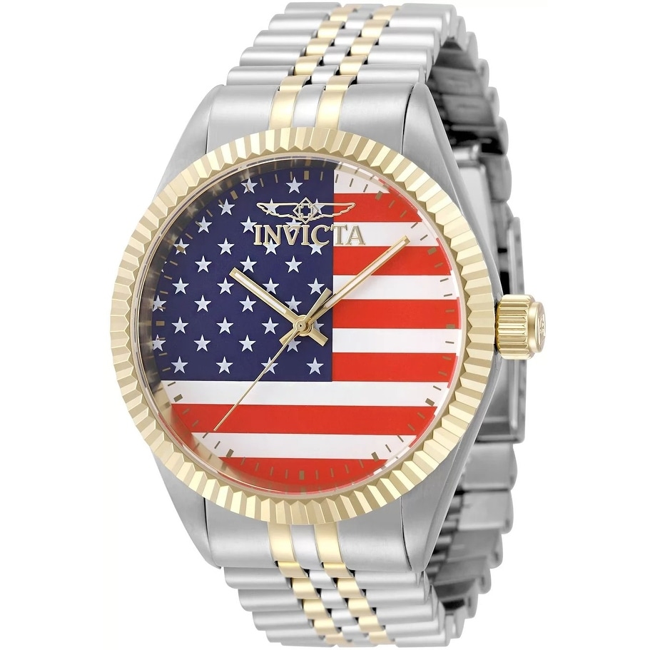 Invicta Men's 50421 Specialty Quartz PC21S Red, White, Blue Dial Watch