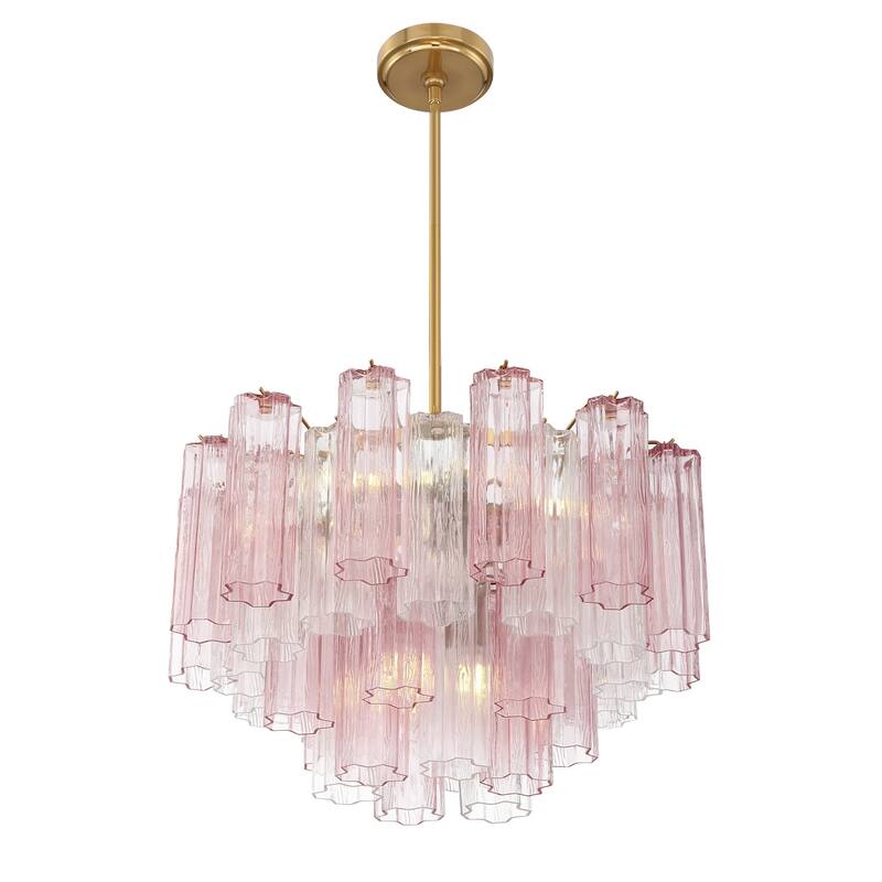 Crystorama Lighting Group ADD-308-SP Addis 9 Light 22" Wide Chandelier